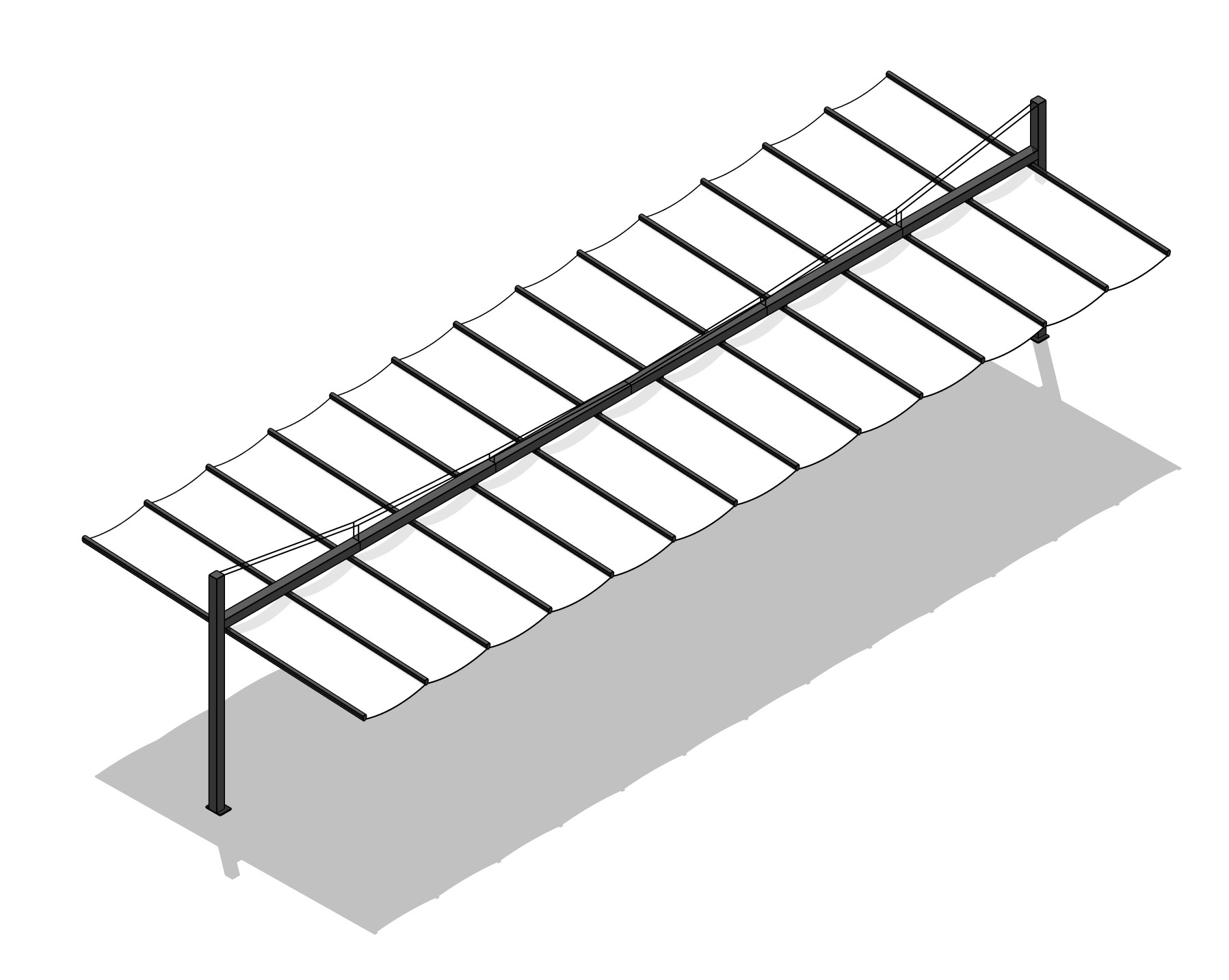 Vela scorrevole Bridge 3D