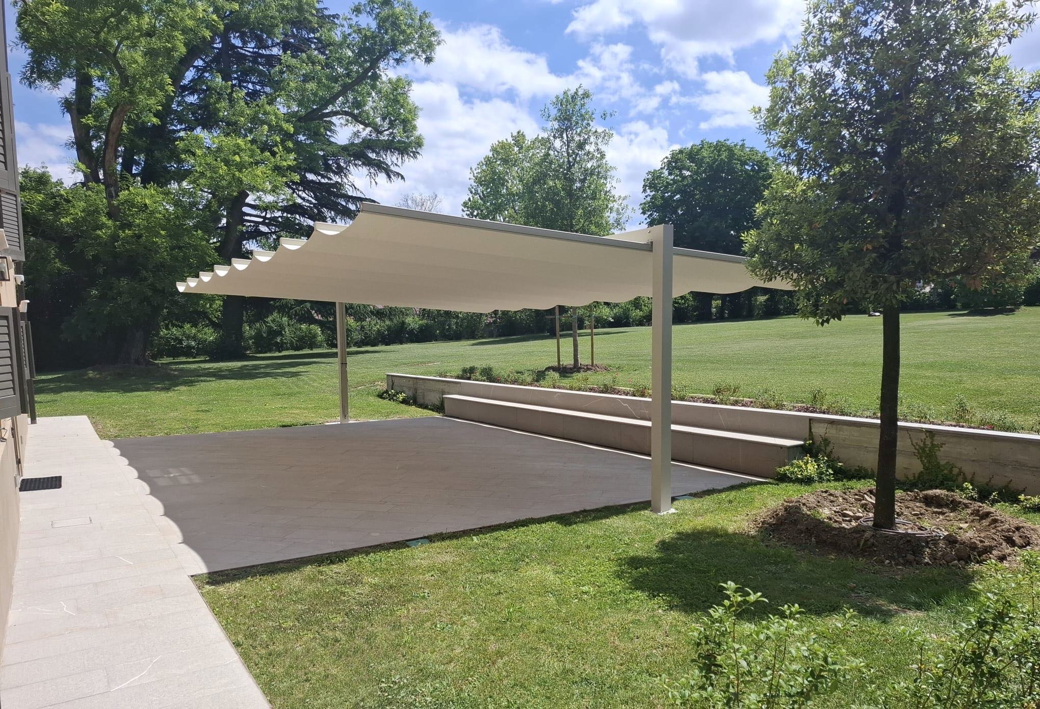 esempio di installazione vela scorrevole abitazione privata