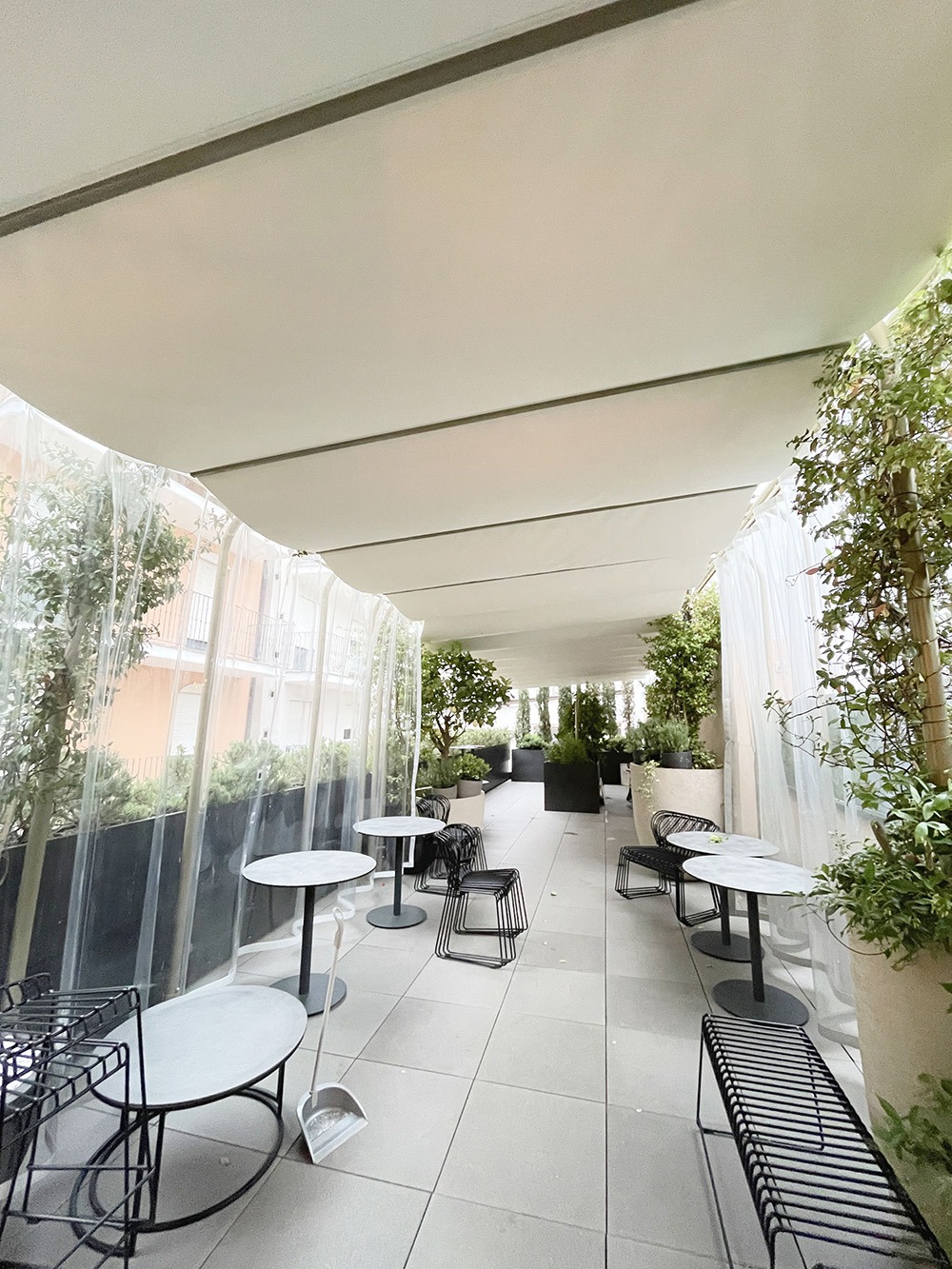 vele scorrevoli ombreggianti per ristorante merano